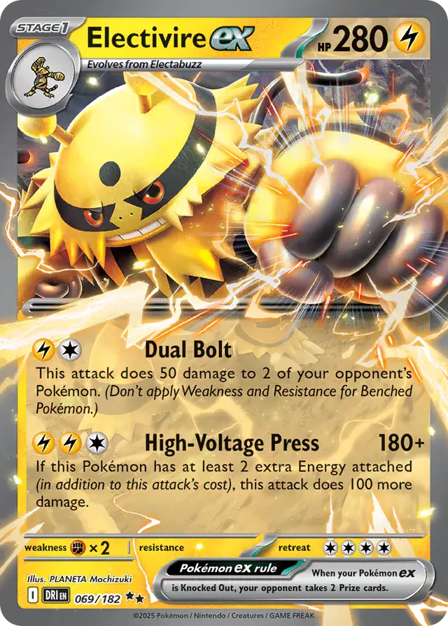 Electivire Pokemon card from Destined Rivals