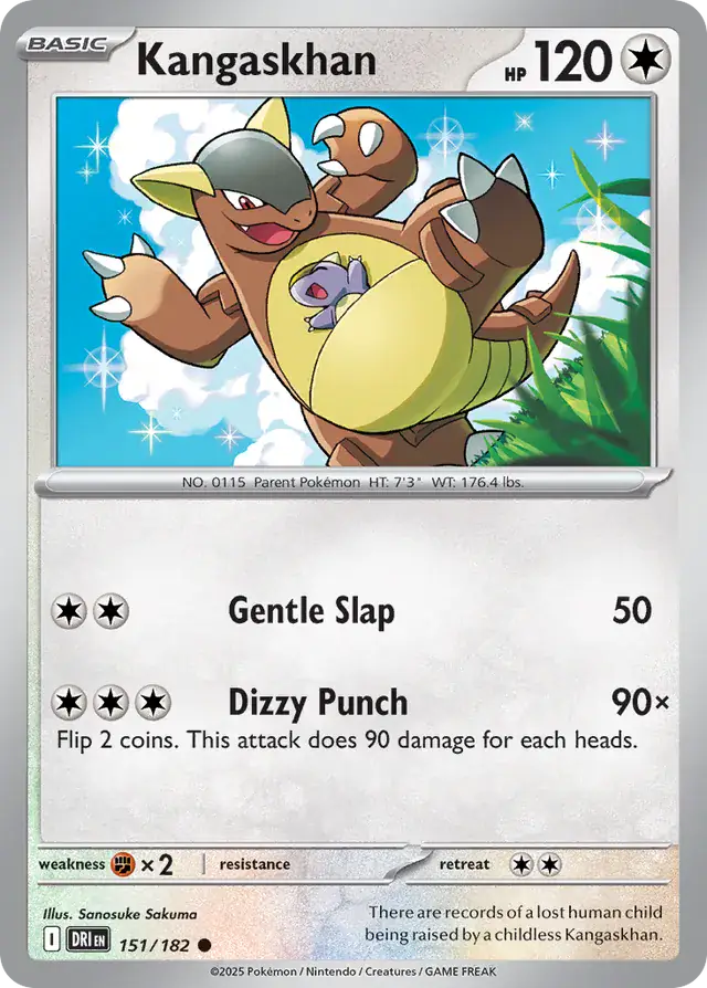 Kangaskhan Pokemon card from Destined Rivals