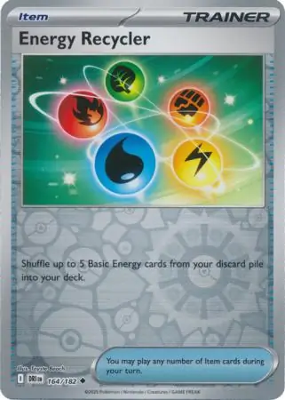 Energy Recycler Reverse Holo Pokemon card from Destined Rivals