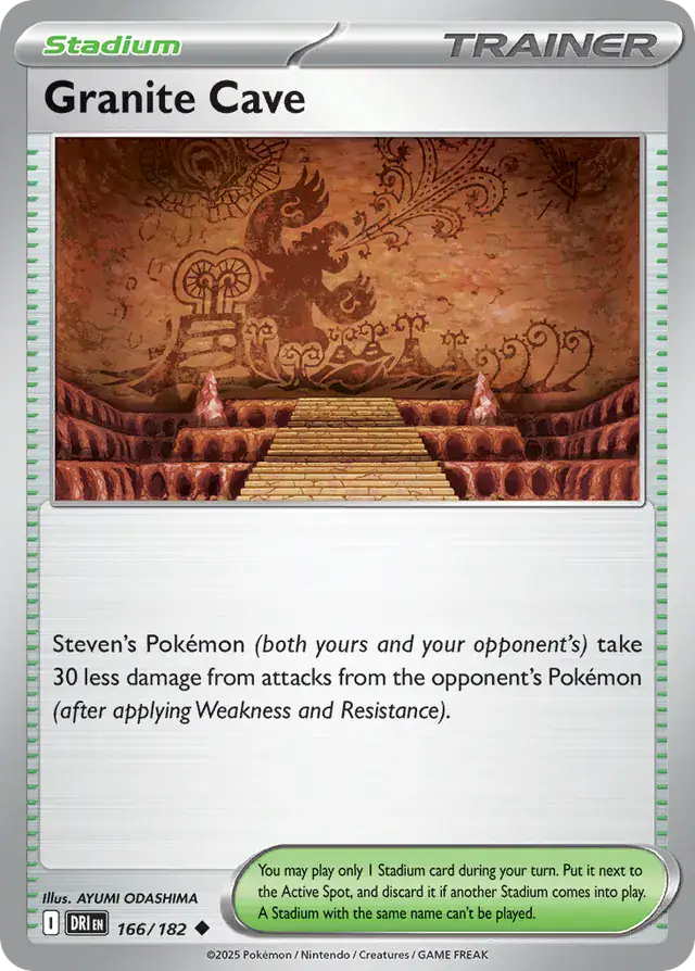 Granite Cave Pokemon card from Destined Rivals