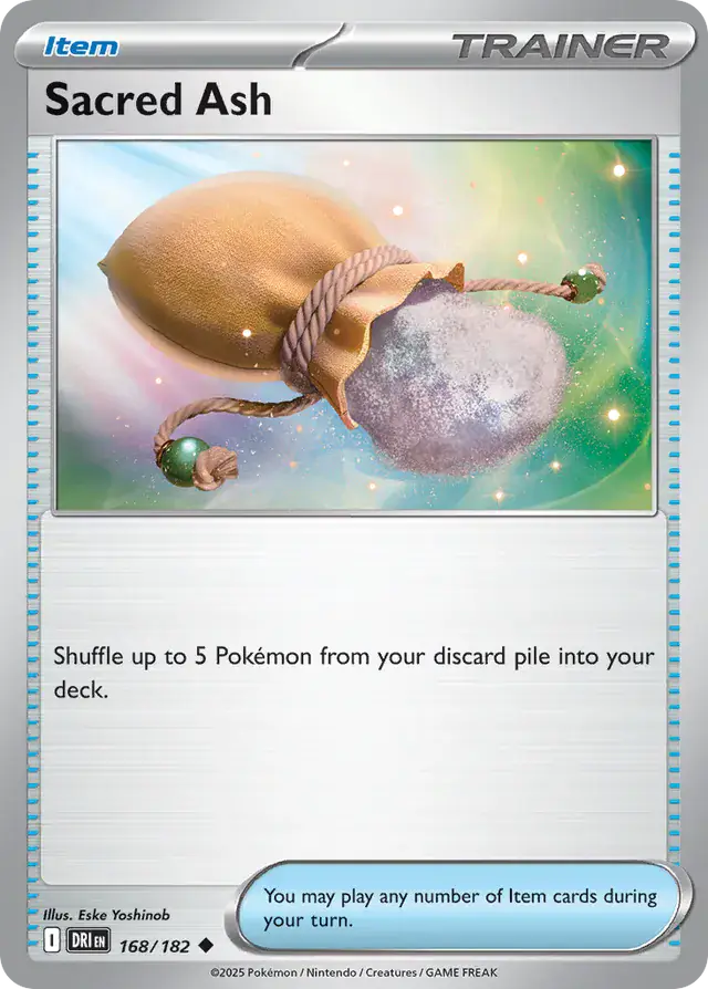 Sacred Ash Pokemon card from Destined Rivals