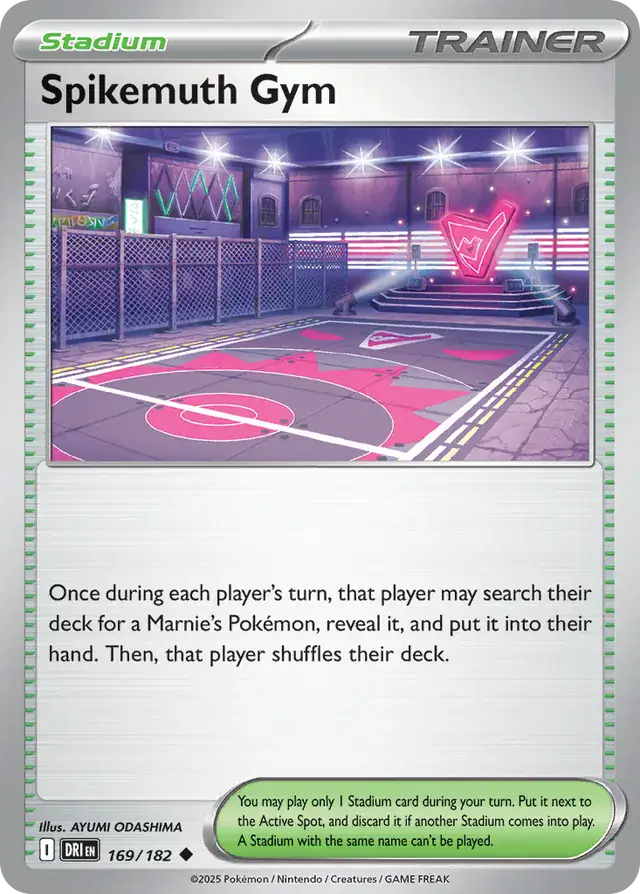 Spikemuth Gym Pokemon card from Destined Rivals