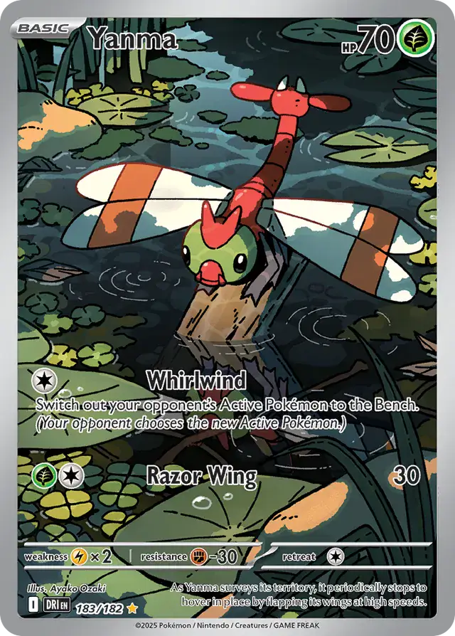 Yanma Pokemon card from Destined Rivals