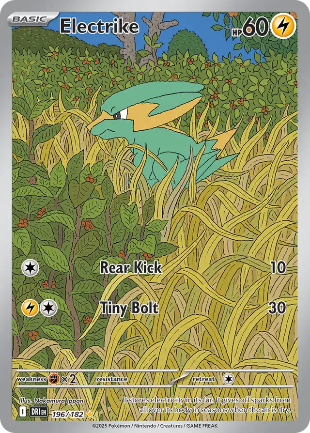 Electrike Pokemon card from Destined Rivals