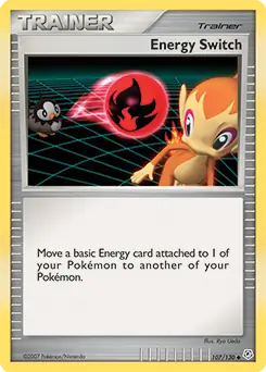 Energy Switch Reverse Holo Pokemon card from Diamond & Pearl
