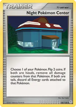 Night Pokemon Center Pokemon card from Diamond & Pearl