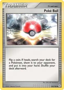Poke Ball Pokemon card from Diamond & Pearl