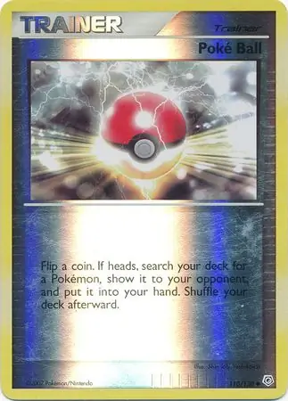 Poke Ball Reverse Holo Pokemon card from Diamond & Pearl