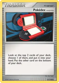 Pokedex Pokemon card from Diamond & Pearl