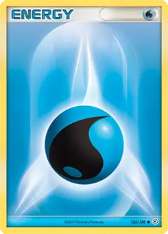 Water Energy Pokemon card from Diamond & Pearl