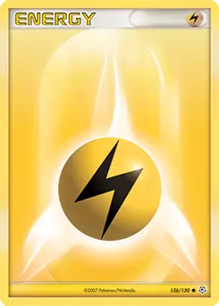 Lightning Energy Reverse Holo Pokemon card from Diamond & Pearl