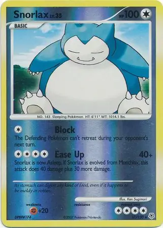 Snorlax Reverse Holo