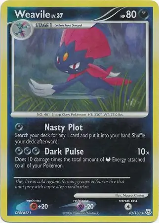 Weavile Reverse Holo