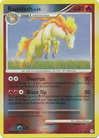 Rapidash Reverse Holo