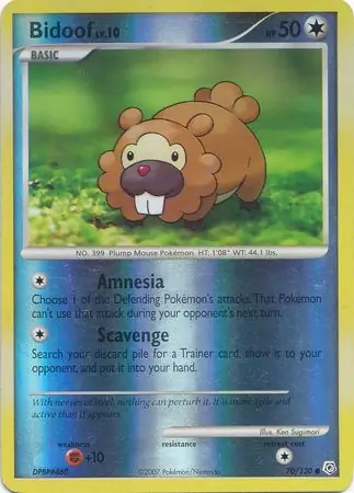 Bidoof Reverse Holo