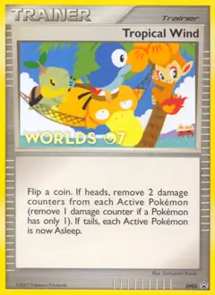 Tropical Wind Pokemon card from Diamond and Pearl Promo