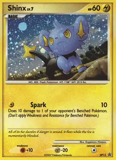 Shinx Pokemon card from Diamond and Pearl Promo