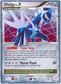 Dialga Lv.X Pokemon card from Diamond and Pearl Promo