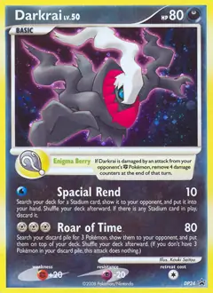 Darkrai Pokemon card from Diamond and Pearl Promo