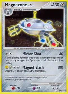 Magnezone Pokemon card from Diamond and Pearl Promo