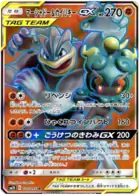 Marshadow & Machamp GX Pokemon card from Double Blaze