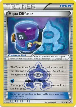 Aqua Diffuser Pokemon card from Double Crisis