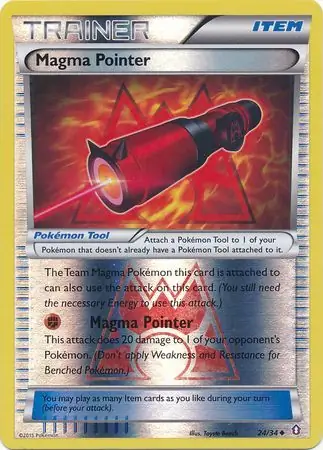 Magma Pointer Reverse Holo