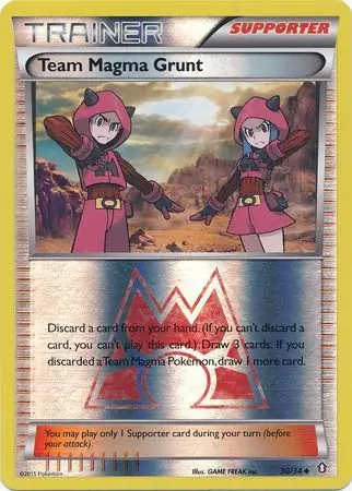 Team Magma Grunt Reverse Holo