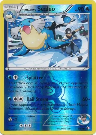 Team Aqua's Sealeo Reverse Holo