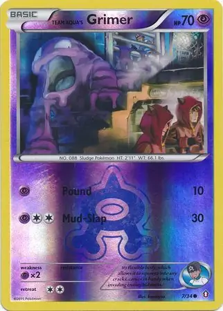 Team Aqua's Grimer Reverse Holo