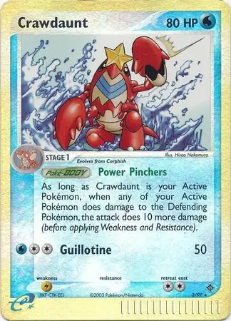 Crawdaunt Reverse Holo