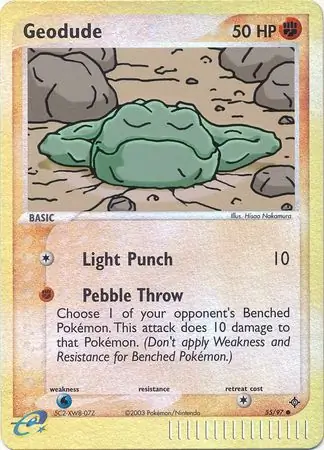 Geodude Reverse Holo