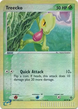 Treecko Reverse Holo