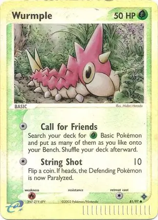 Wurmple Reverse Holo