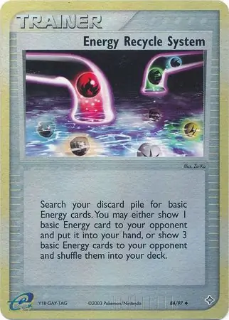 Energy Recycle System Reverse Holo