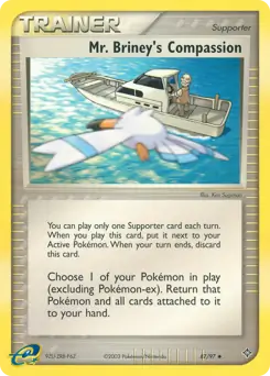 Mr. Briney's Compassion Pokemon card from Dragon
