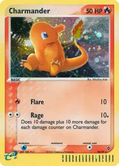 Charmander Secret Pokemon card from Dragon