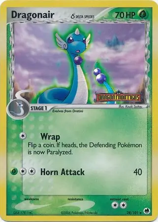 Dragonair Reverse Holo Pokemon card from Dragon Frontiers