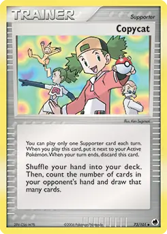 Copycat Pokemon card from Dragon Frontiers
