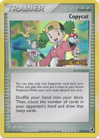 Copycat Reverse Holo Pokemon card from Dragon Frontiers