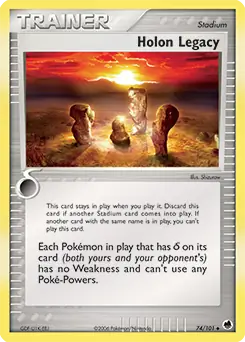 Holon Legacy Pokemon card from Dragon Frontiers