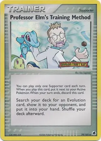 Professor Elm's Training Method Reverse Holo