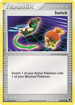 Switch Pokemon card from Dragon Frontiers