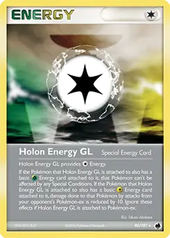 Holon Energy GL Pokemon card from Dragon Frontiers