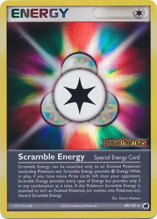 Scramble Energy Reverse Holo Pokemon card from Dragon Frontiers