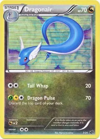 Dragonair Pokemon card from Dragon Vault