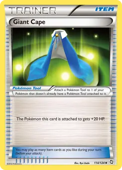 Giant Cape Pokemon card from Dragons Exalted