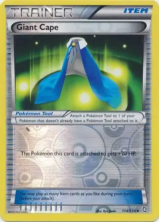 Giant Cape Reverse Holo Pokemon card from Dragons Exalted