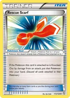 Rescue Scarf Pokemon card from Dragons Exalted