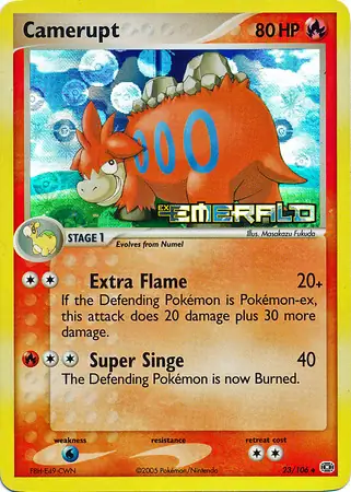Camerupt Reverse Holo